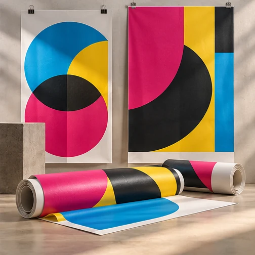AI-generated concept mockup: Posters & banners